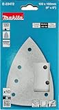 Makita Schleifpapier für Deltaschleifer, 100x150mm, Körnung 180, 10...