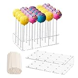 Natuce 2 Stück Cake Pop Halter Ständer, 20 Löcher Lollipop Halter...