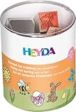 HEYDA Motivstempel-Set 'Fr¸hling', Klarsicht-Runddose VE = 1
