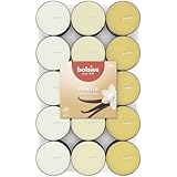Bolsius - 30 Duft theelichter - Vanille - Brenndauer von 3,5 Stunden -...
