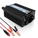 500W Wechselrichter DC 12V auf 220-230V Spannungswandler Auto Steckdose...
