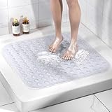 HITSLAM Duschmatte rutschfest, 53x53cm Antirutschmatte Dusche mit...