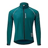 WOSAWE Herren-Fahrradjacke, Winddichte Radjacke Ultraleichte...