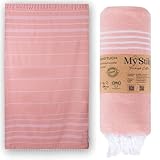 MyStilo® XXL Saunahandtuch Hamamtuch - Großes, Weiches Badetuch...