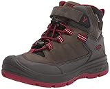 KEEN Unisex Kinder Redwood Mid Waterproof Wanderstiefel, Steel Grey Red...