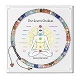 7 Chakra Armband echte Steine, Heilsteine Armband Damen & Herren,...