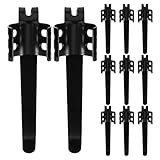 Angoily 20 Stück Metall Taschenlampenclips Universelle Ersatz Gürtelclips...