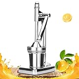 Edelstahl Saftpresse Manuell Zitronenpresse, Heavy Duty Cast Iron Hand...