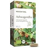 MEDICOM BIO Ashwagandha 60 Kapseln • Bio zertifiziert • 1000 mg...