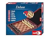 Noris 606108005 606108005-Deluxe Reisespiel Schach, Spieleklassiker, 6 bis...