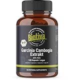 Garcinia Cambogia Extrakt Bio hochdosiert 120 Kapseln - 2 Monatsdosis -...