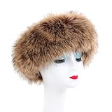 Pelzmütze Damen Russische Fellmütze, Warm Pelzmütze Cossack Russische...