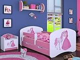 Happy Babies Kinderbett Happy Kinderbett mit Rausfallschutz und...