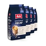 Melitta BellaCrema Decaf Ganze Kaffee-Bohnen entkoffeiniert 4 x 1kg,...