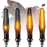 CCAUTOVIE LED Blinker Motorrad E Geprüft Universal Blinker Tagfahrlicht...