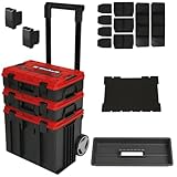 Original Einhell E-Case Tower Systemkoffer-Set (max. 120 kg, bestehend aus...
