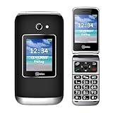 Melefon 2G Seniorenhandy mit SOS-Tasten，Klapphandy mit großen Tasten |...