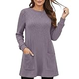 Oberteil Gestreift Ausgefallene Dicker Frauen Hellblauer Kragen Festlich...