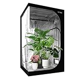 SunStream Growzelt 120x60x150cm Hydrokultur-Zelt für Pflanzenaufzucht,...