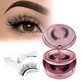 GEMERRY Magnetische Wimpern 2 Paare Magnet Wimpern ohne Eyeliner...