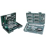 Brüder Mannesmann Werkzeuge M29032 Werkzeugkoffer, 47-teilig, Grün...