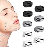 BDEPSTR 9 pcs Jawline Trainer, Silikonmaterial Kiefer Trainer und Kiefer...