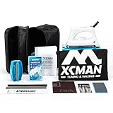 XCMAN Komplettes Ski- und Snowboard-Set mit Wachsbügeleisen, Ski-Wachs,...