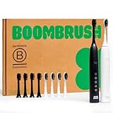 BOOMBRUSH Elektrische Zahnbürste - Schallzahnbürsten mit 90 Tage...