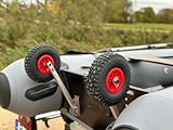 Heckräder Slipräder Schlauchbooträder Transporträder Edelstahl...