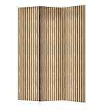 framed concept Paravent Raumteiler Holz 135x172 cm, 3-teilig einseitig,...