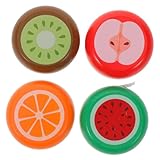 LRXIYODE 4 Stück Teiliges Holz-yoyo Niedlichen Tiermotiven Langlebig und...