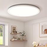 Aisutha Deckenlampe Rund LED Deckenleuchte 18W, 5000K, 1800LM, IP54...