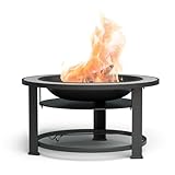 blumfeldt Outdoor-Feuerstelle für den Garten - 3-in-1...