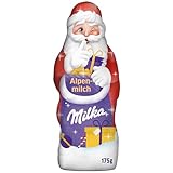 Milka Weihnachtsmann Alpenmilch 1 x 175g I Schoko Weihnachtsmann I...