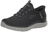 Skechers Herren Summits High Range Sneakers, Black Charcoal, 44 EU