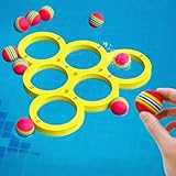 Pool Spielzeug Erwachsene und Kinder, Pool Schwimmbad Wurfspiele mit 12...