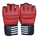 LeeQinersw 2X Boxhandschuhe, rote Sparring-Ausrüstung für Erwachsene,...