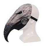 WYQSX Pest Doktor Vogelmaske Mittelalter Steampunk Schnabelmaske Halloween...