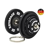 KEYSPACE Hantel Schlüsselanhänger Fitness Geschenke Männer Fitnessstudio...