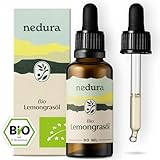 nedura® BIO Lemongras Öl [100% NATURREIN] - Belebend & Erfrischend -...