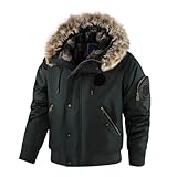 Winterjacke Herren Outdoor Parka Jacken Steppjacke Warm Winddicht...