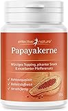 Papaya Kerne getrocknet - 50 g - Enthält das Enzym Papain - Getrocknete...