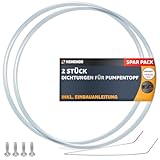 Kenekos - 2x Dichtung Pumpentopf geeignet für Bosch Siemens 12005744 Neff...