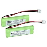 vhbw 2X Akku kompatibel mit Medion MD82622, MD83001, MD83022, MD83091,...