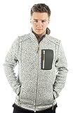 OS Trachten Orbis Herren Fleecejacke Strickfleecejacke Freizeitjacke mit...