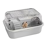 Hamsterkäfig, Lebensraum für kleine Rennmäuse, 35 x 25 x 20 cm,...