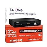 STRONG SRT 7806 HD Satelliten Receiver für HD Plus inkl. HD+ Karte DVB-S2...