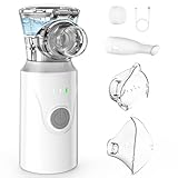 Inhalationsgerät, MILFECH Inhaliergeräte tragbar Vernebler Set Mit USB...