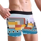 FANTAZIO Herren Boxershorts Cruise Ship Gr. S, 1