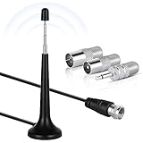 Adiwo DAB UKW Radioantenne,Antenne 3 m Verlängerungskabel 75 Ohm FM UKW...